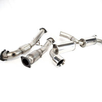 Dreamscience Ford Focus ST225 Full Exhaust Race Cat-Pipe. Stainless Steel