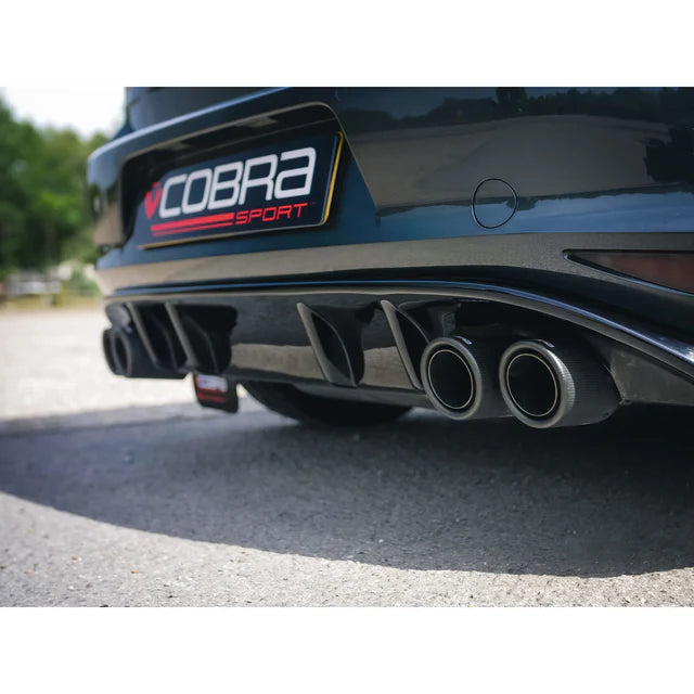 Cobra Sport VW Golf GTI (Mk7) 2.0 TSI (5G) (12-17) Quad Exit Race Rear Axle Back (back box delete) Golf R Style Performance Exhaust