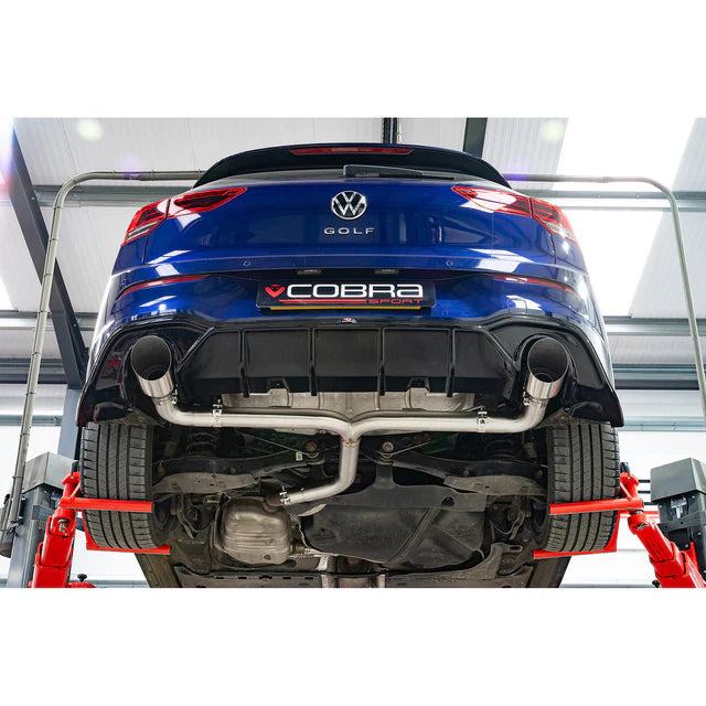 Cobra Sport VW Golf R-Line (Mk8) 1.5 TSI (20>) 'GTI Style' Dual Exit Rear Box Section Performance Exhaust