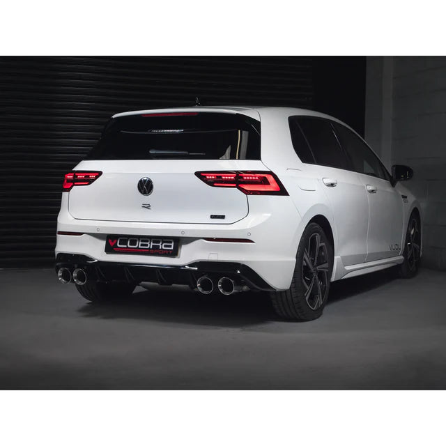 Cobra Sport VW Golf R (Mk8) 2.0 TSI (21>) Valved Turbo Back Performance Exhaust