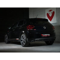 Cobra Sport VW Polo GTI (AW) Mk6 2.0 TSI (17-18 Pre-GPF Models) Venom Rear Box Delete Race Cat Back Performance Exhaust