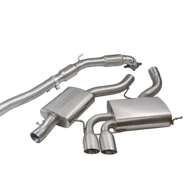 Cobra Sport Audi A3 (8P) 2.0 TFSI Quattro (3 Door) Turbo Back Performance Exhaust