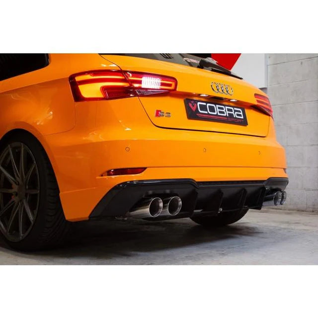 Cobra Sport Audi S3 (8V) 3 Door (Valved) (13-18) Cat Back Performance Exhaust