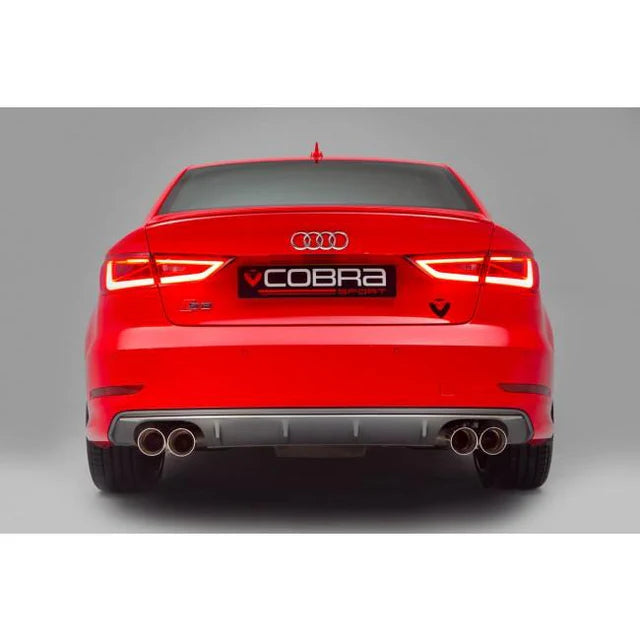 Cobra Sport Audi S3 (8V) Saloon (Valved) (13-18) Turbo Back Performance Exhaust