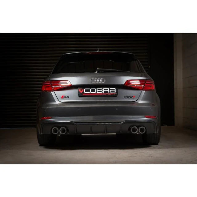 Cobra Sport Audi S3 (8V) 5 Door Sportback (Valved) (13-18) Cat Back Performance Exhaust