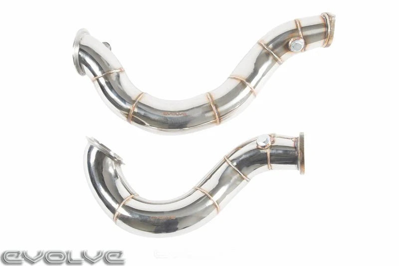 Evolve Catless Turbo Downpipes - BMW 1 Series 135i | 1M | 3 Series 335i N54