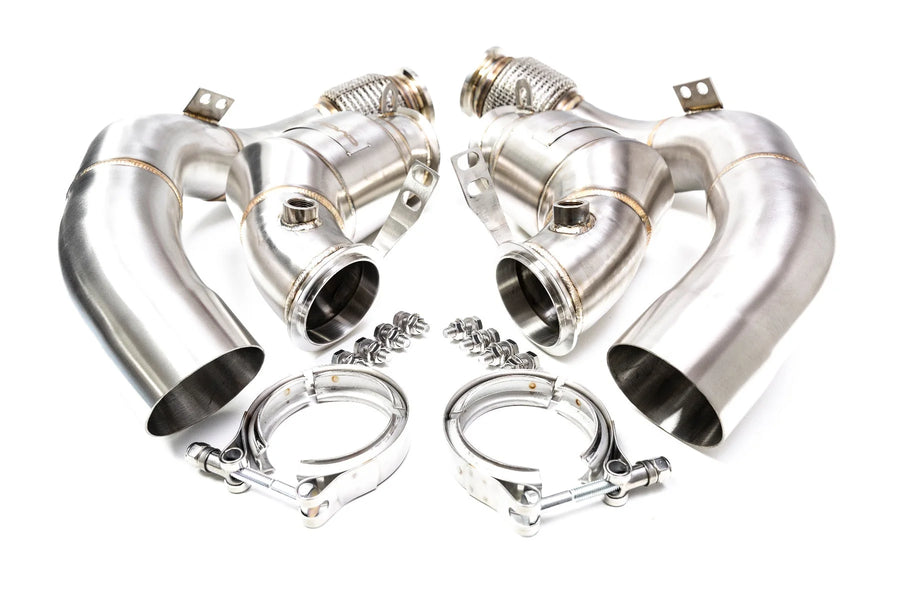 Evolve Catless Turbo Downpipes - BMW F90 M5 | F92/F93 M8