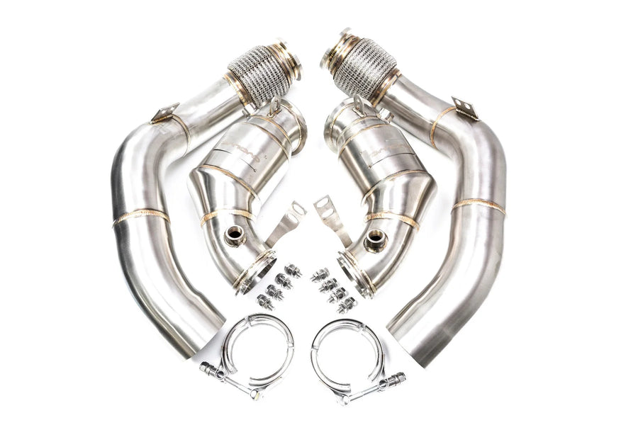 Evolve Catless Turbo Downpipes - BMW F90 M5 | F92/F93 M8