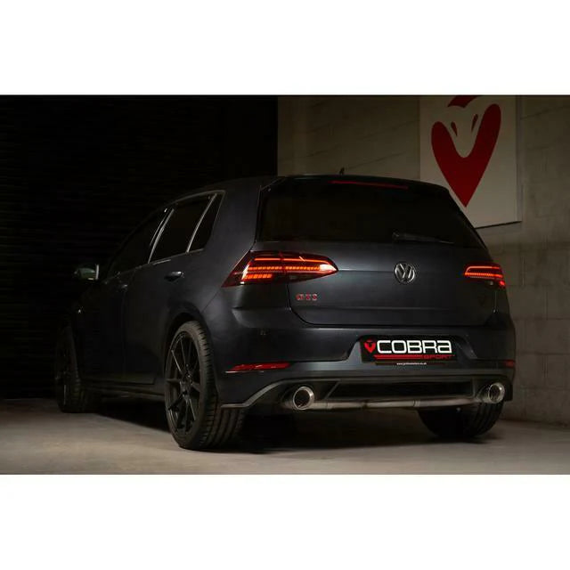 Cobra Sport VW Golf GTI (Mk7.5) 2.0 TSI (5G) (17-20) Venom Box Delete Race Cat Back Performance Exhaust