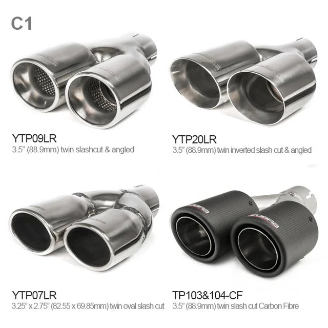 Cobra Sport Audi S3 (8V) 3 Door (Non-Valved) (13-18) Turbo Back Performance Exhaust